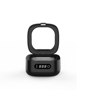 Limpiador Dental Ultrasónico Mini con Luz UV 50kHz Recargable por USB para Aparatos Ortodóncicos y Retenedores, Uso Doméstico y en el Automóvil - Product Image 4