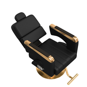 Fauteuil de Barbier Moderne en Cuir Synthétique pour Salon et Spa, Spécialement Conçu pour la Coiffure Commerciale - Product Image 1