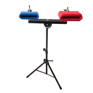 Cloche à Vache Bloc de Son en Plastique Instrument de <span class=keywords><strong>Percussion</strong></span> Musical Avec Support en Métal - Product Image 5
