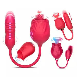 GF amazn Hot Selling Rose Vibrator Wholesale Clitoris Sucking Sexy Toys for Women Adult Sex Intimate Vagina Rose Vibrator