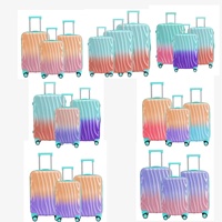 Valise à roulettes PC Premium Unisexe Finition Brillante Antivol avec Serrure à Code Portable pour Voyage et Vacances