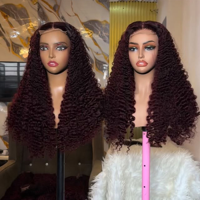 Perruque en cheveux naturels vietnamiens bruts, Fournisseur de perruques en cheveux humains vietnamiens bruts 15A, Perruque en cheveux humains bouclés bruts birmans pour femmes noires