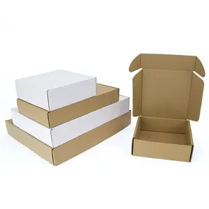 Custom design carton box corrugated kraft paper box for food packaging
