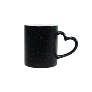 แก้วเซรามิกแบบกำหนดเองพร้อมหูจับรูปหัวใจ ทนความร้อน สำหรับกาแฟหรือนม เหมาะสำหรับคู่รักและเป็นของขวัญ - Product Image 1