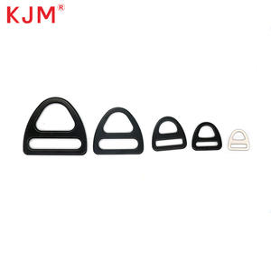 KJM çinko alaşım <span class=keywords><strong>d</strong></span>üz Metal <span class=keywords><strong>D</strong></span> halka toka çanta için Pet yaka - Product Image 3