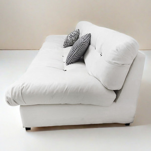 Canapé nuage moderne minimaliste en tissu, amovible et lavable, forme semi-circulaire, meubles de salon - Product Image 3