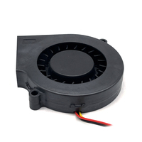 Ventilateur silencieux sans balais 7515 3 pouces 12V 24V CC, ventilateur sans balais 75x75x15mm pour chauffage ou humidificateur à vapeur
