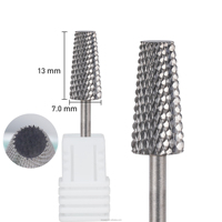 네일 전기 파일 비트 연 5.2mm 6.6mm 반전 백필 대형 테이퍼 배럴 화산 카바이드 네일 드릴 비트