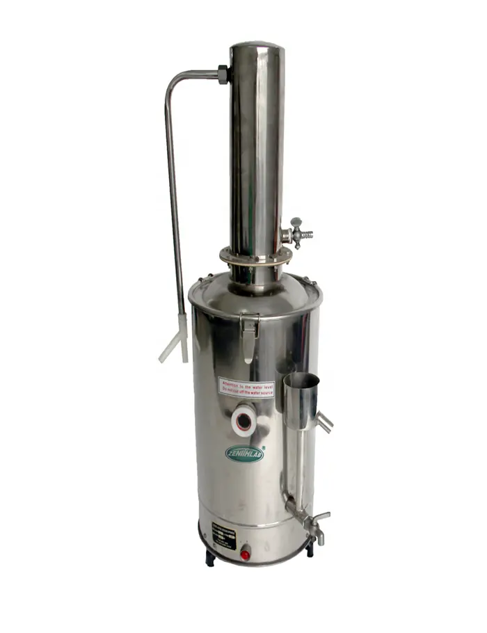 Zenith Lab strumento di alta precisione in acciaio inox distillatore di acqua YAZD-10