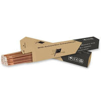 Fil de soudage TIG VECTOR ER70S-6, tige de soudage WIG droite ER50-6 SG2, 1,6 mm/2,4 mm, revêtement cuivre, pour soudage à l'arc à l'argon