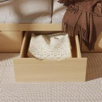 Cama Alta de Madera Maciza Personalizable con Escalera y Cajones de Almacenamiento, Cama Resistente para Niños con Área de Juego para Dormitorio o Apartamento Pequeño