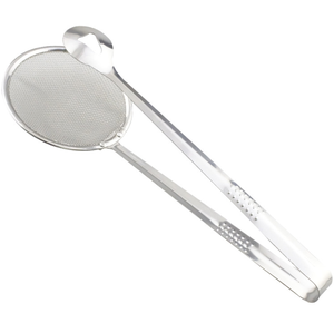 DFT57 Pince de filtration en acier inoxydable épaissi pour huile, écumoire pour aliments frits, pince de filtration pour huile de pain - Product Image 2