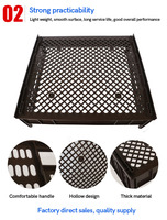 MFTLONG Panier à pain de boulangerie de qualité alimentaire, style maille, empilable, non pliable, en plastique