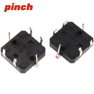 Interruptor Táctil de 12x12mm con LED Iluminado en Rojo, Amarillo, Azul, Verde y Blanco, 6-35VDC, Resistente al Polvo, para Uso Electrónico - Product Image 2