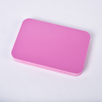 Panneau mural en PVC de couleur personnalisée JIEPIN, rectangulaire arrondi, 1220x2440mm, imperméable, décoratif, panneau en mousse PVC de 15mm 18mm pour extérieur
