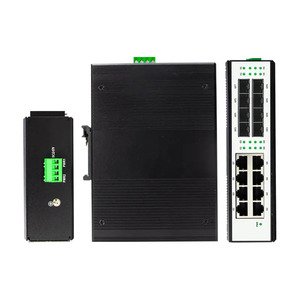 16 Gigabit Ethernet Mạng Công Nghiệp chuyển đổi với 4 SFP cổng Din-Rail manad và dự phòng cho sợi quang thiết bị - Product Image 5
