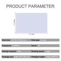 Carte vierge imprimable recto-verso au format carte de crédit, en PVC blanc, compatible NFC, pour impression jet d'encre et sublimation