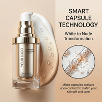 Hydratant teinté matifiant couvrant intégralement le visage SPF 50, écran solaire, fond de teint naturel changeant de couleur, maquillage OEM ODM