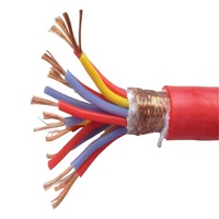 Anpassbares Rotkupfer Hochtemperaturbeständiges Silikon-Gummi Flexibles Niederspannungs-Verteilungskabel 450/750V