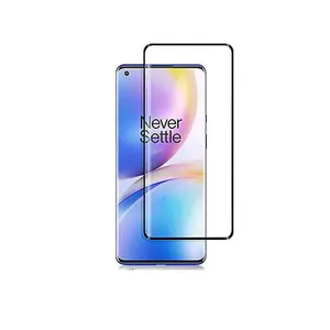 สำหรับ Oneplus 8 Pro ป้องกันหน้าจอ3D เต็มปกกระจกนิรภัย