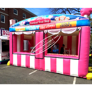 Soporte de concesión inflable portátil Carnival Treat Shop Tent Stand Booth Candy Popcorn Store para publicidad - Product Image 3