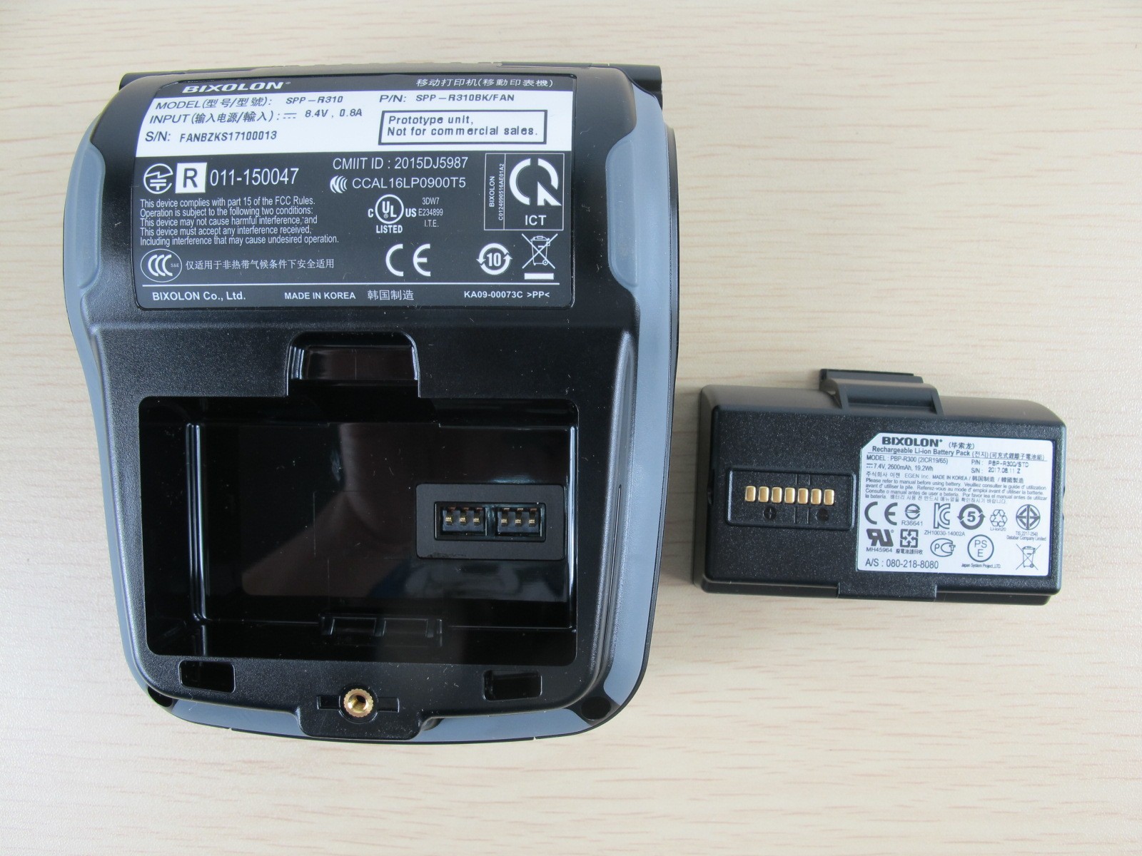 BIXOLON SPP-R310 SPP-R318 3インチモバイルレシートプリンター 