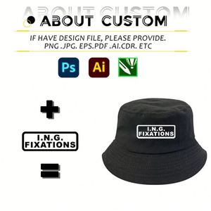 Custom Reversible Logo Support Embroidery Craft Sunscreen Fisherman Bucket Caps Travel Fishing Casual <b>Hat</b> - Product Image 3
