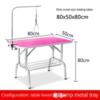 Table de toilettage pour animaux de compagnie en acier inoxydable pliable à hauteur réglable pour chiens petits animaux Table de toilettage hydraulique pour animaux de compagnie baignoire animalerie