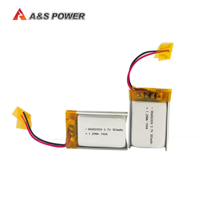 Factory price KC/CB/UL1642 approved earphones Bluetooth 652030 battery <span class=keywords><strong>3</strong></span>,7 V 350 mAh lipo battery - Product Image 3