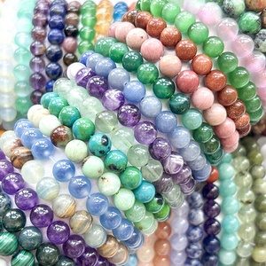 Bracelets de perles d'améthyste Bracelets de pierres précieuses de 8mm en gros pour femmes - Product Image 6