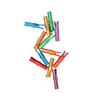 Nock interne en aluminium 6.2 ID, longueur 31.7mm, à pression, pour accessoire de diamètre intérieur 6.2mm