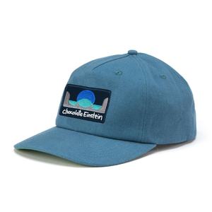 Gorras de Béisbol Retro Personalizadas de 5 Paneles con Bordado de Logotipo, Estilo Snapback Azul Cáñamo - Product Image 2