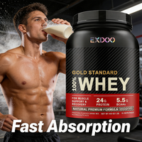 Vente flash : Supplément de protéines de lactosérum isolées BCAA, superaliment pour la santé, favorisant la masse musculaire maigre