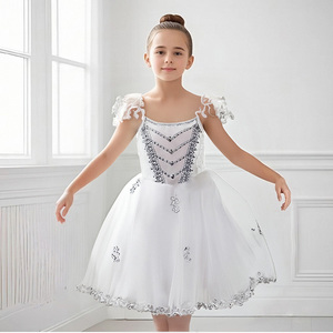 Women's Contemporary <strong>Ballroom</strong> <strong>Dance</strong> <strong>Dress</strong> for Children's Ballet Performance Wear - Product Image 4