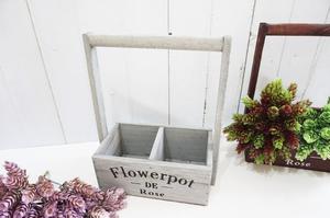 Rustico Fioriera In <span class=keywords><strong>Legno</strong></span>, Ragazza di Fiore Cestino, Fiore di Cerimonia Nuziale Cesto Floreale Cesto di Forma per la Cerimonia Nuziale - Product Image 4