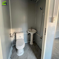 Casa Contenedor Prefabricada Desmontable, Cabaña Modular Impermeable e Ignífuga, Casa de Panel Sándwich, Fabricante con Certificación CE