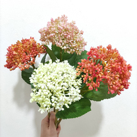 Handgemaakte Real Touch Kunstmatige Lelie Bloemen 84cm Lange Stamp Faux Zijde Lelie Met Coating Voor Luxe Decoratie