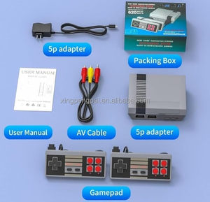 JSGAMING Console di Gioco Retrò Classica 8bit Mini Game Edizione Anniversario con Uscita AV, Spina EU, Supporto Multigiocatore, Compatibile con Nintendo NES - Product Image 4