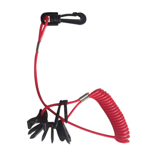 Fabricantes marinos ISURE, suministro de cuerda de extinción de barco de motor rojo, llave de yate, cuerda de resorte, accesorios marinos - Product Image 6
