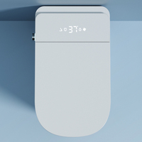 K5 Usine Fournisseur Intelligent Intelligent WC Toilette Plancher Réservoir D'eau Rinçage Salle De Bains P-Trap Drainage Inclus À Distance