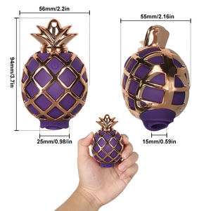 <span class=keywords><strong>Ananas</strong></span> sucer vibrateur femmes masseur de sein langue ventouse clitoridien g-spot stimulateur adulte femme Couple jouets sexuels - Product Image 1