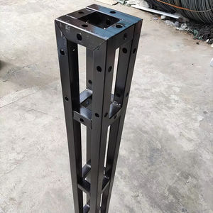 Estructura de Soporte para Exhibición de Pared de Fondo Publicitario, Marco Cuadrado Galvanizado de 10 cm, Blanco y Negro Personalizado - Product Image 1