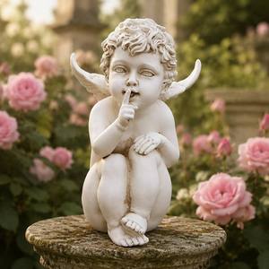 Figurine d'ange en résine, décoration spirituelle pour la maison, sculpture pour le <span class=keywords><strong>salon</strong></span> ou le bureau, cadeau - Product Image 1