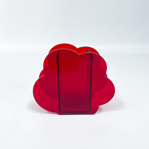 Acrylic Storage <b>Box</b> For Makeup Brushes Stationery Flower Arrangement <b>Red</b> Transparent Desktop Organizer Custom Size High - Product Image 1