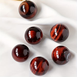 Wholesale Hot Selling Red Tiger Eye Sphere Polished Healing Crystal Craft Stone for Home Decoration and Holiday Gift - Product Image 2