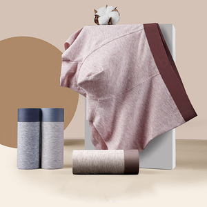 Manufacturer <b>Custom</b> Mens Fashion <b>Boxer</b> Breathable Soft Hot Selling 95cotton Mens <b>Boxer</b> Shorts Underwear - Product Image 1