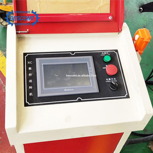 Servo alimentatore automatico pneumatico foglio di metallo Uncoiler NC Servo bobina rotolo alimentatore macchina bobina acciaio blu fornito alimentazione 2 anni - Product Image 3