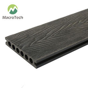 Planche composite en <span class=keywords><strong>bois</strong></span> Macrotech Traditionnelle 140x23MM Ignifuge Revêtement de sol extérieur en WPC Terrasse en WPC - Product Image 2