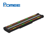 Projecteur à tête mobile RGBW double rangée 300W avec stroboscope, éclairage d'effet de scène multi-sections pour concerts et événements