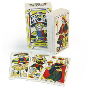 Kartu Permainan <span class=keywords><strong>Tarot</strong></span> Marseille Retro Berkualitas Tinggi, Cetak Khusus Grosir, Laris Manis, Dilengkapi Buku Panduan untuk Dewasa - Product Image 4